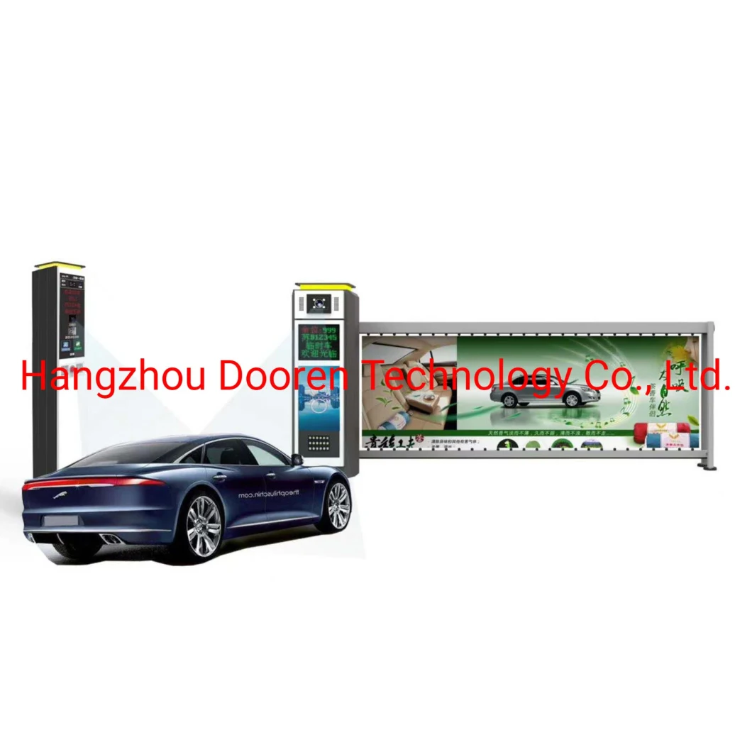 Automatic Parking Advertising Barrier Gate with LED Boom