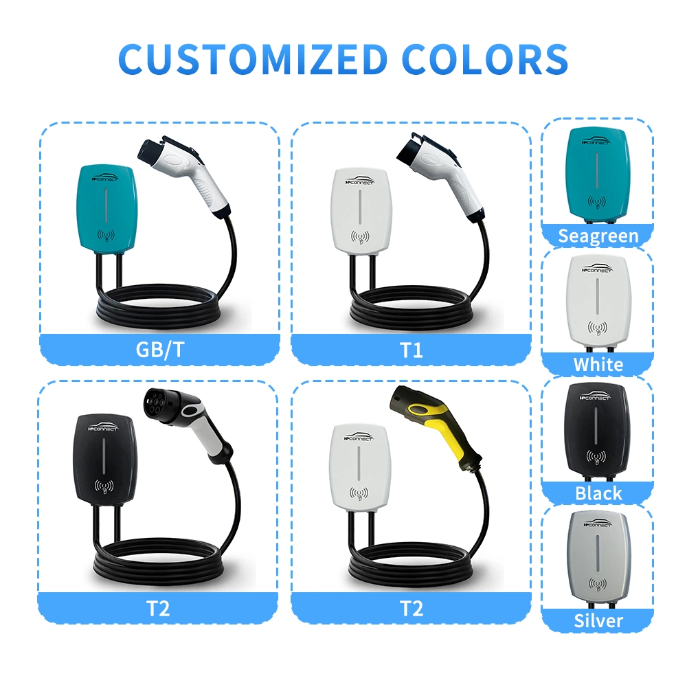 EV Charger Wall Mount 32A 7kw Charger Wallbox Charger Station